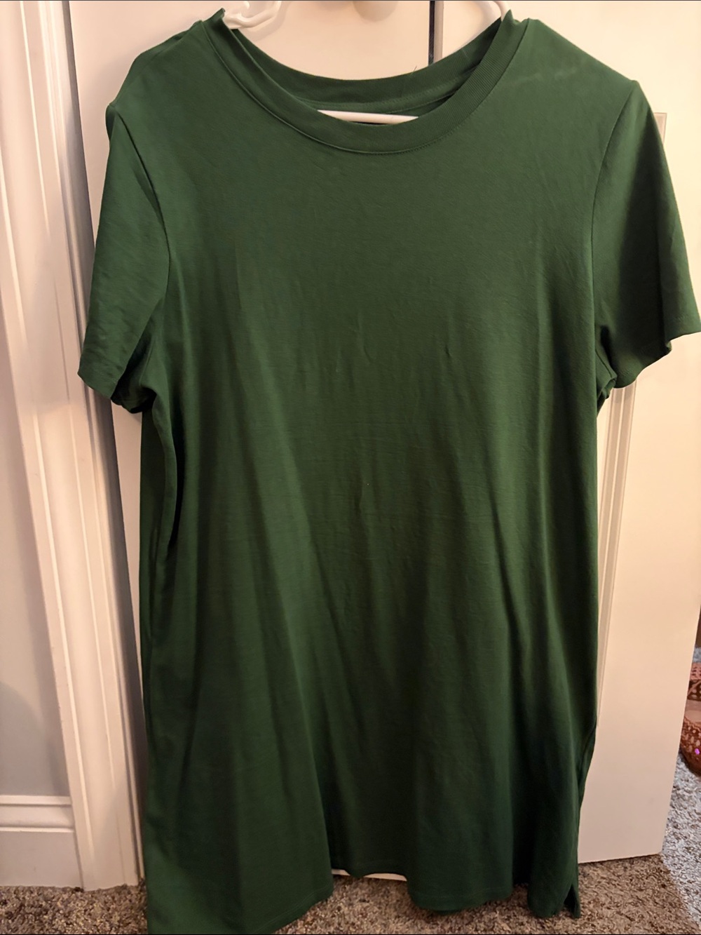 Old Navy Women's Short Sleeve Tee Dress - Deep Green